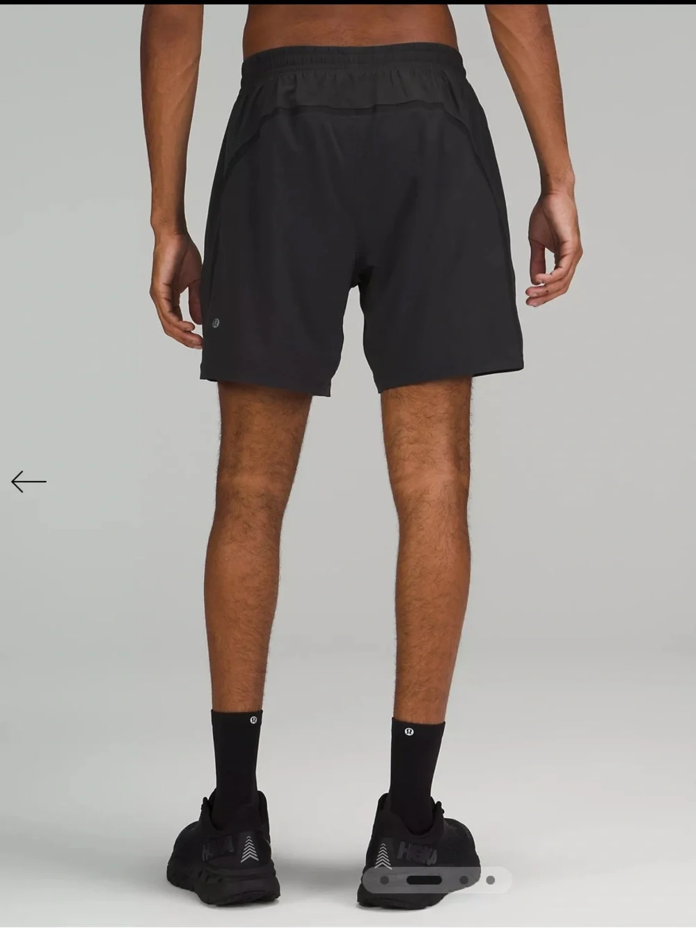 lululemon athletica Men’s Pace Breaker Short- Black - Picture 2 of 5